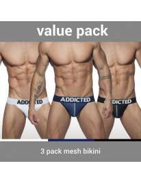 Pack De 3 Calzoncillos De Adictos Mesh Bikini Push-Up,En La Que 5003646