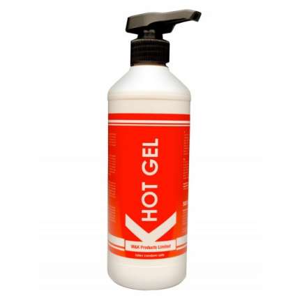 The lubricant is Water, K Hot Gel 500ml 3163727