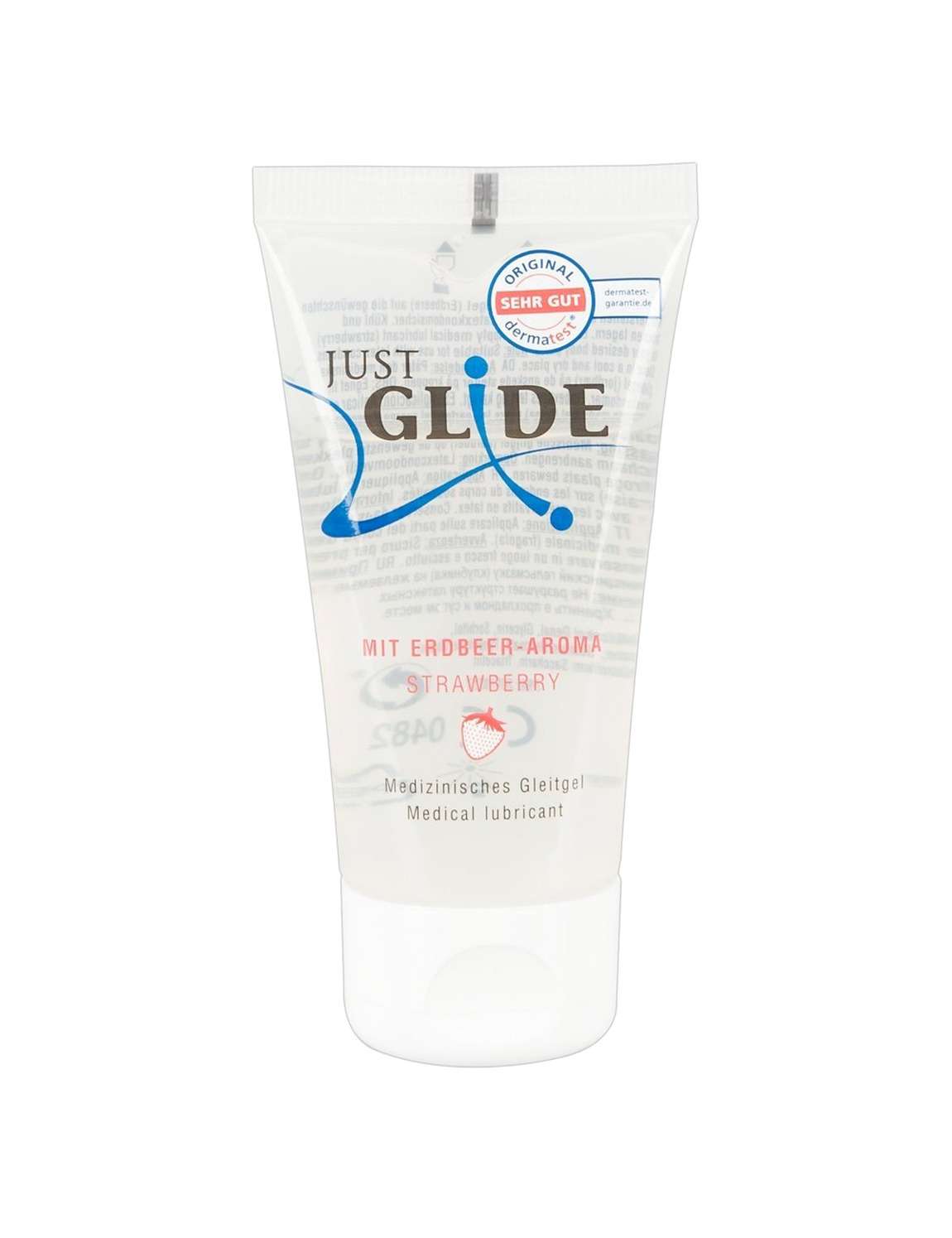 Lubrificante Comestível à Base De Água Just Glide Morango 50 Ml 316