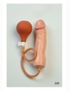 Dildo Com Ejaculação Reel Bege 19 cm,2395197