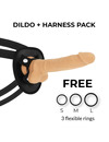 COCK MILLER - HARNESS + SILICONE DENSITY ARTICULABLE COCKSIL 19.5 CM D-227625