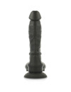 COCK MILLER - HARNESS + SILICONE DENSITY ARTICULABLE COCKSIL BLACK 19.5 CM D-227626