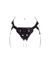 GET REAL - STRAP-ON LACE HARNESS PURPLE D-234615