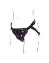 GET REAL - STRAP-ON LACE HARNESS PURPLE D-234615