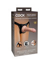 KING COCK - ELITE ADJUSTABLE HARNESS WITH DILDO 15.2 CM FOR BEGINNERS D-236638