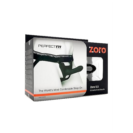 Strap On Perfect Fit Zoro Preto 13 cm,D-213427