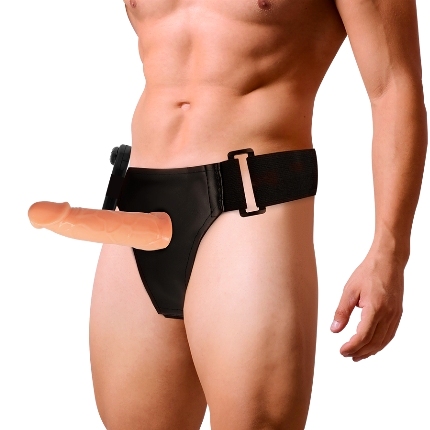 HARNESS ATTRACTION - ÁRNES HUECO WILLIAN CON VIBRADOR 17 X 4.5CM