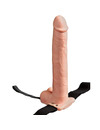 Strap On Fetish Fantasy com Vibração e Testículos 28 cm,D-236546