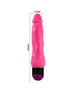 BAILE - COLORFUL SEX REALISTIC VIBRATOR PINK 24 CM D-218771