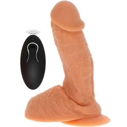 GET REAL - SILICONE VIBRATING DILDO SKIN D-234607