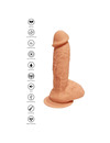 GET REAL - SILICONE VIBRATING DILDO SKIN D-234607