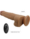 PRETTY LOVE - JONATHAN SILICONE DILDO 3 VIBRATIONS + 3 INSERTION MEASUREMENTS REMOTE CONTROL 21 CM D-236079