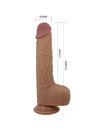 PRETTY LOVE - TOMMY REALISTIC DILDO VIBRATOR 22.5 CM D-237086