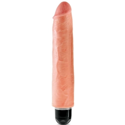 KING COCK - 25.4 CM VIBRATING STIFFY FLESH PD5525-21