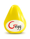 G-VIBE - REUSABLE YELLOW TEXTURED MASTURBATOR EGG D-228853