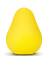 G-VIBE - REUSABLE YELLOW TEXTURED MASTURBATOR EGG D-228853