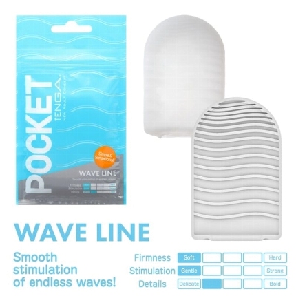 Masturbador Tenga Wave Line,D-230820