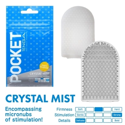 TENGA - CRYSTAL MIST MASTURBADOR POCKET