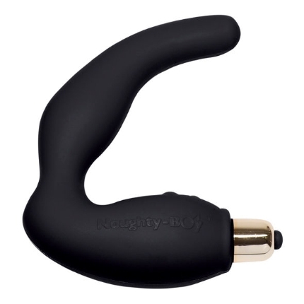 ROCKS-OFF - NAUGHTY-BOY MALE G-SPOT MASSAGER 7 V BLACK D-195942