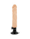 BASECOCK - REALISTIC VIBRATOR REMOTE CONTROL FLESH 21 CM D-223025