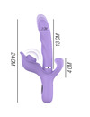 INTENSE - BILLIE MULTIFUNCTION RECHARGEABLE VIBRATOR SUCTION PULSING PURPLE D-235821