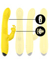 INTENSE - TOKY MULTIFUNCTION VIBRATOR UP DOWN WITH CLITORAL STIMULATOR YELLOW D-235824