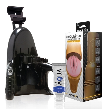 fleshlight - stamina go training unit lady + universal launch + aqua quality lubricant 50 ml D-238376