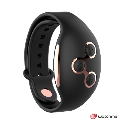 watchme - reloj control remoto wireless technology azabache y cobre