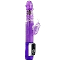 Vibrador Rabbit Baile Throbbing Borboleta Roxo