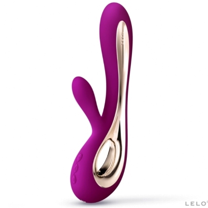 lelo - soraya 2 rabbit purple vibrator D-221241