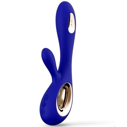 lelo - soraya wave vibrador rabbit midnight azul