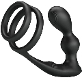 pretty love - marshall penis ring with vibratory anal plug with remote control