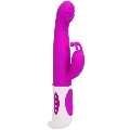 Vibrador Rabbit Pretty Love Hugh Roxo