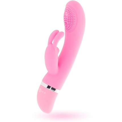 intense - susy oscillating vibrator silicon rabbit pink D-215130