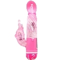 baile - vibrador multivelocidad con estimulador rosa