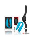 Vibrador para Casais Wearwatch Dual Azul&Jet,D-227563