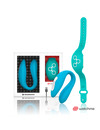 Vibrador para Casais Wearwatch Dual Azul&Verde,D-227564