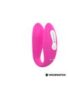 Vibrador para Casais Wearwatch Dual Rosa&Branco,D-227593