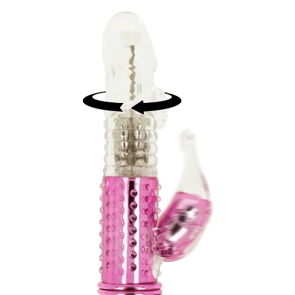 ohmama - vibrator with rotation function and clitoris stimulator D-230325