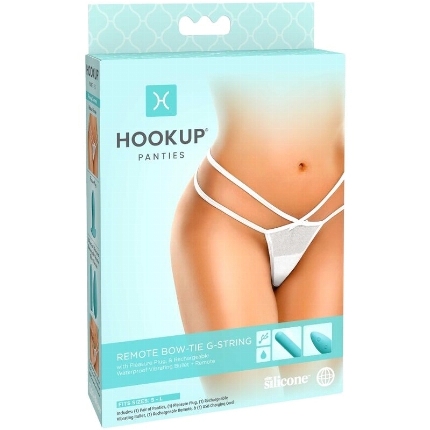 hook up panties - remote bow-tie g-string size s/l D-230549