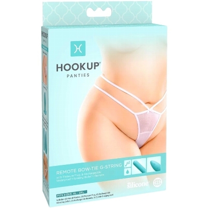 Cuecas Vibratórias Hook Up Bow-tie String Tamanho Grande,D-230550