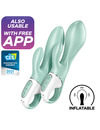 Vibrador Rabbit Satisfyer Air Pump com App Verde,D-232168