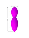 pretty love - vega rotation and vibration massager 12 fuchsia functions D-233392