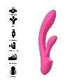 intense - luigi rabbit vibrator pink liquid silicone