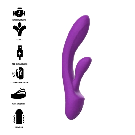 Vibrador Rabbit Intense Luigi Roxo,D-234769