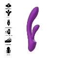 intense - luigi vibrador rabbit silicona liquida morado