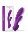 intense - luigi rabbit vibrator liquid silicone purple D-234769