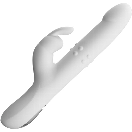 pretty love - reese vibrador con rotaciÓn plateado