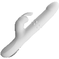 pretty love - reese vibrador con rotaciÓn plateado