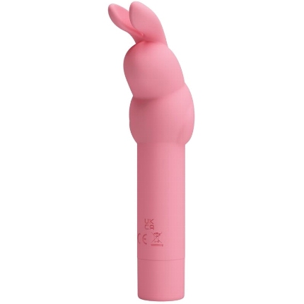 pretty love - vibrador de silicona conejo rosa gerardo